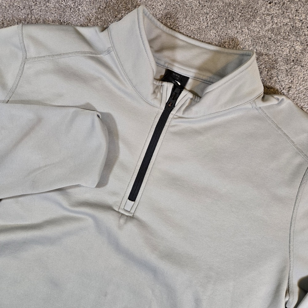 Oakley Men's Gray 1/4 Zip Pullover Athletic Sweatshirt Size XL